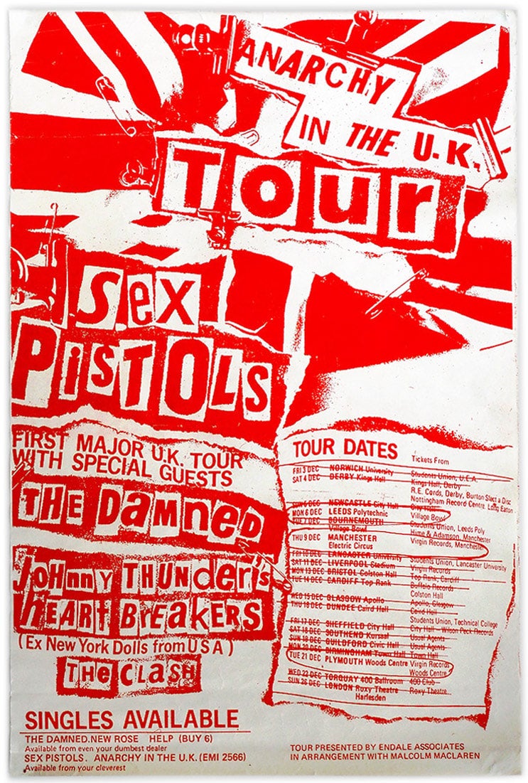 The CLASH／CLASH ON PAROLE ツアー 大型ポスター The CLASH／CLASH ON