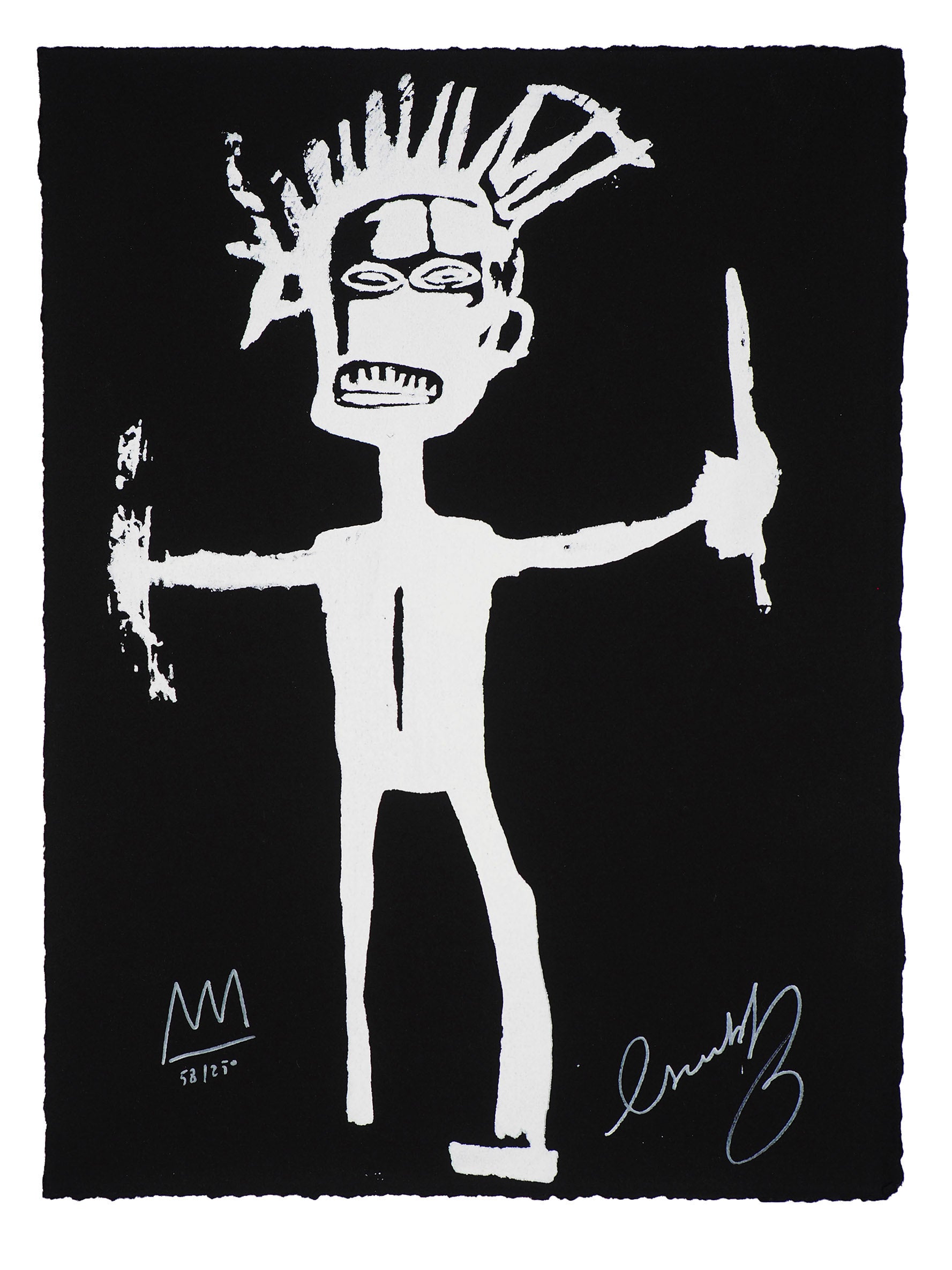 JeanMichel Basquiat (19601988) After 58/250 Silkscreen ジャン＝ミシェル・バスキア